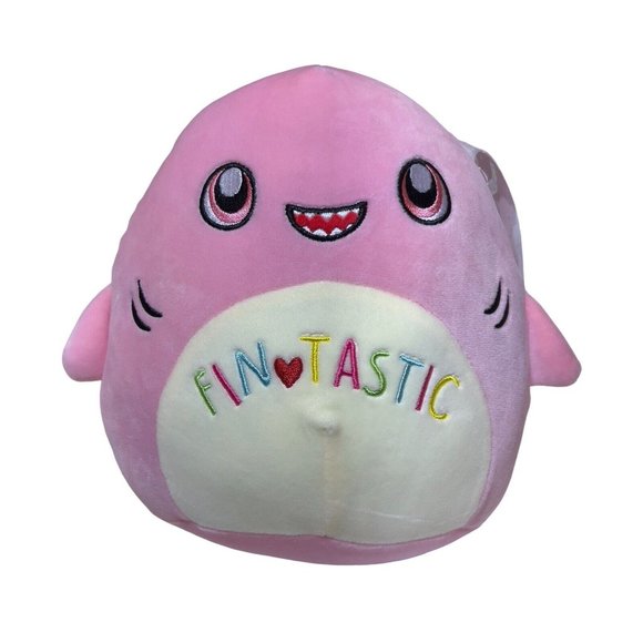 Kellytoy 2021 Valentines‎ Day 10” Shark Selene Squishmallows Fintastic Plush NEW - Picture 1 of 11